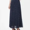 Maxi Boy Puantiyeli Şifon Etek - 69271730