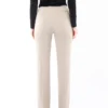 High Waist Straight Leg Maxi Length Trousers - 10008710