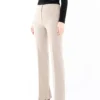 Yüksek Bel Boru Paça Maxi Boy Pantolon - 10008710