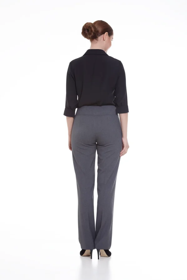 High Waist Straight Leg Maxi Length Trousers - 10008710
